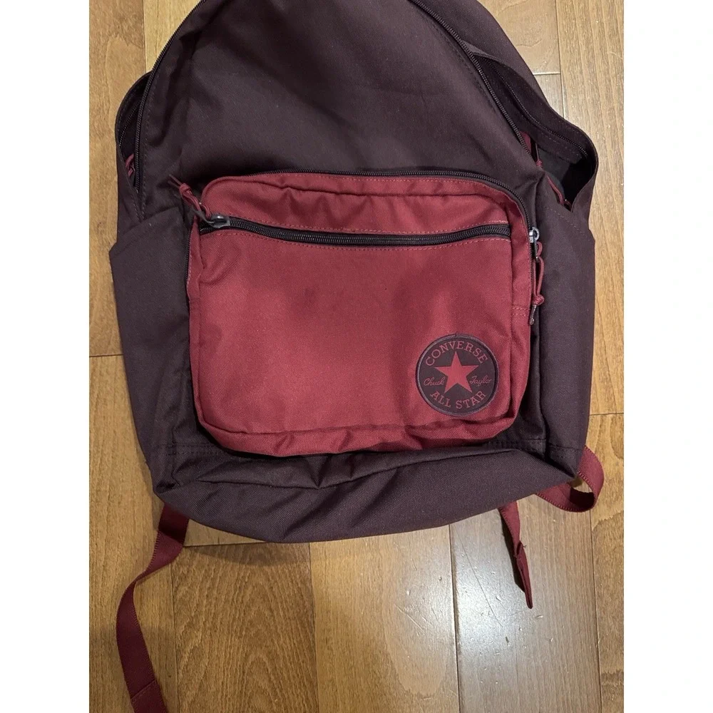 Converse Go 2 Backpack Burgundy‎ Red 18'' NWOT Unisex Streetwear